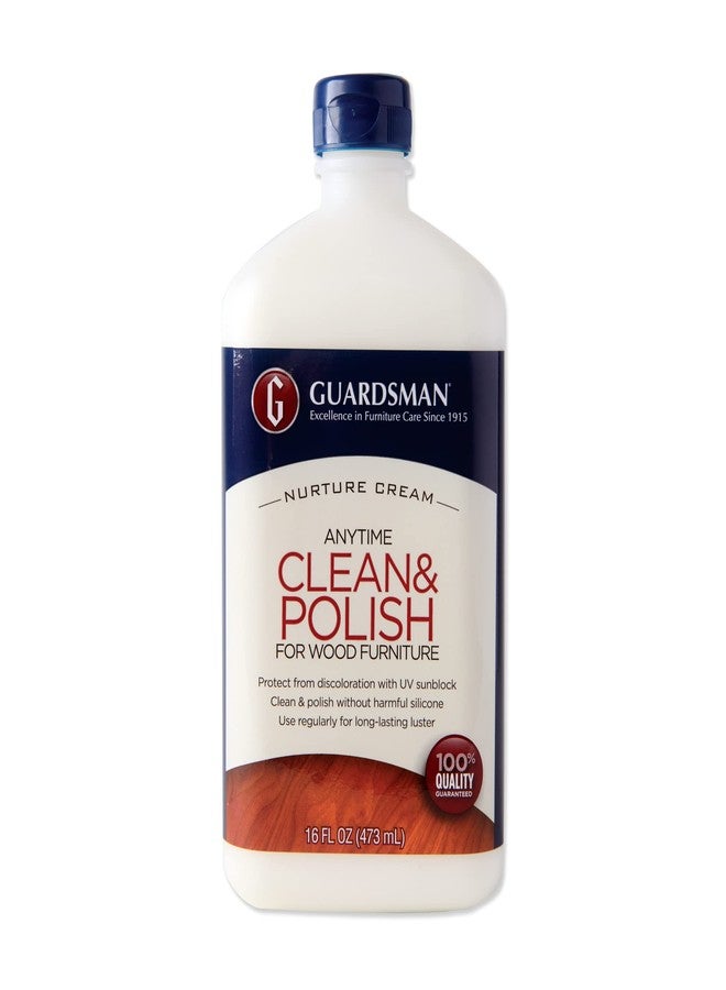Guardsman Clean & Polish For Wood Furniture - Cream Polish 16.9 oz - Silicone Free, UV Protection - 461500 - Image 1